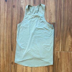 Lululemon Women’s Green Sleeveless Tank Top with Open Back